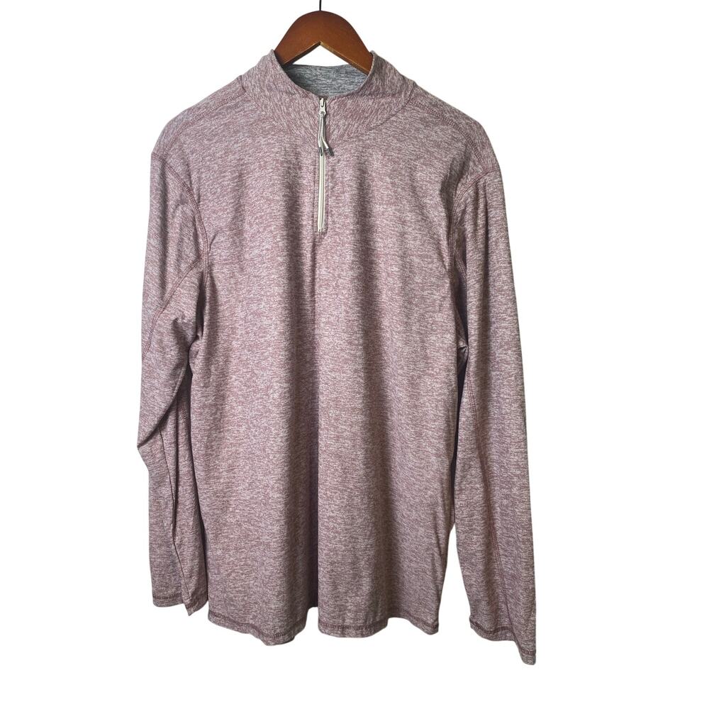 Tallwoods Men's Dri Fit 1/4 Zip Long Sleeve Outdoor Pullover Size X-Large NWT